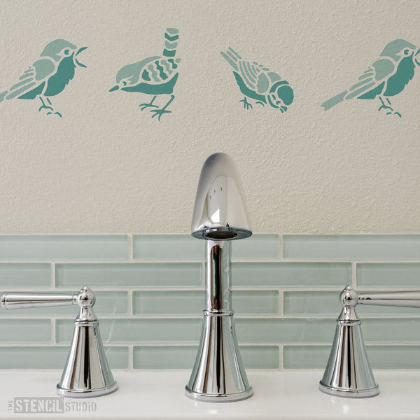 Birds / Vögel - The Stencil Studio