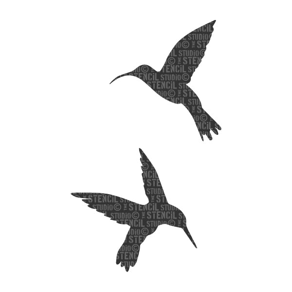 Hummingbirds / Kolibri  - The Stencil Studio