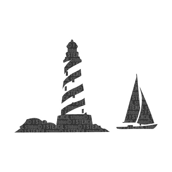 Leuchtturm  - The Stencil Studio