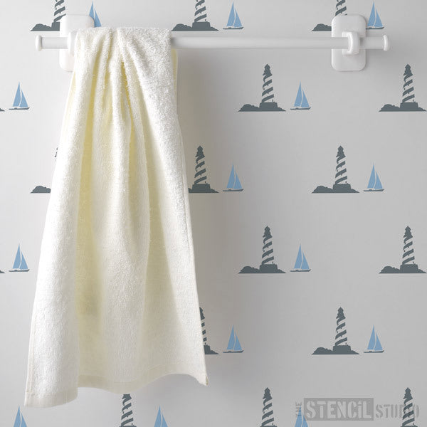 Leuchtturm  - The Stencil Studio