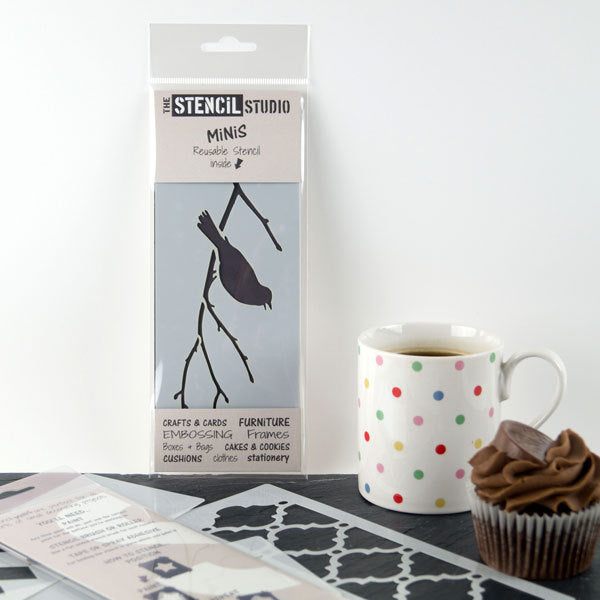 Blackbird Branch - Mini Stencil