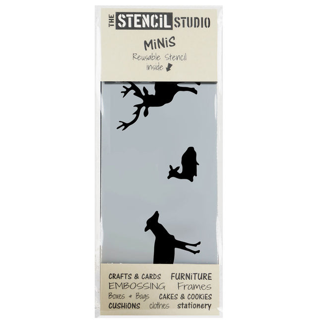Deer Family - Hirsche - Mini Stencil