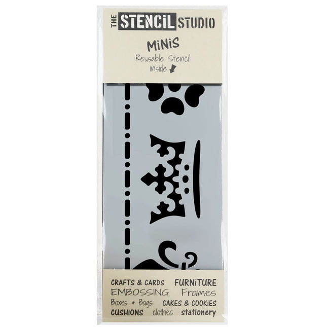 Regal Set - Krone, Fleur de Lis -  Mini Stencil