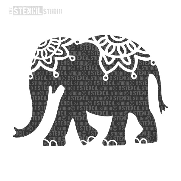 Indian Elephant  - The Stencil Studio