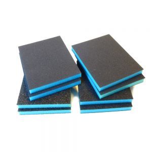 8 Schleifschwämme mit verschiedenen Körnungen