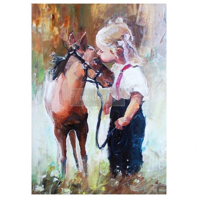 Redesign Reispapier – Gentle Friends - A1