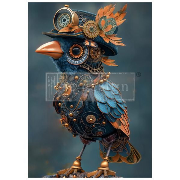 Azure Aviator – A1 Redesign Prima Dekor Reispapier