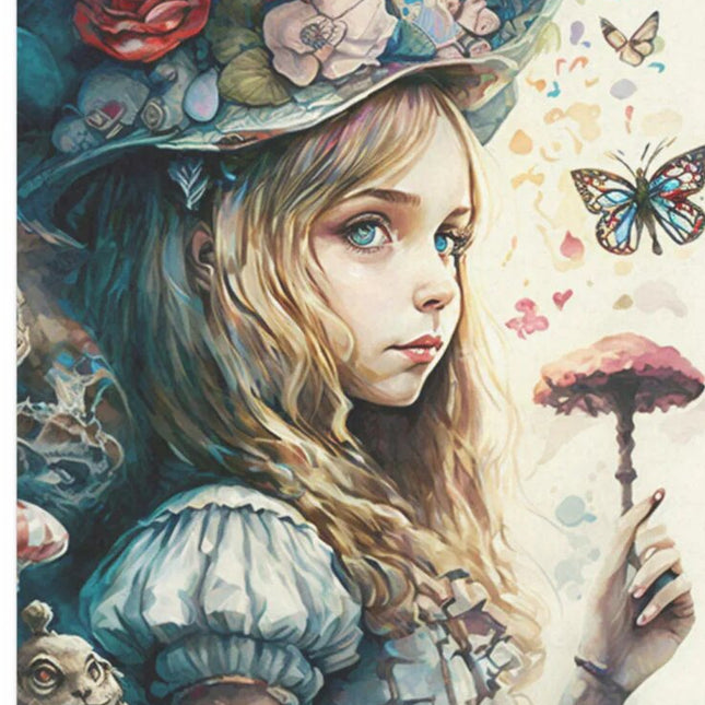 Alice Magische Pilze - Seidenpapier  Stärke 26,6 g/m²