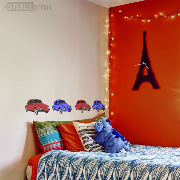 Beetle Car / Volkswagen Käfer - The Stencil Studio