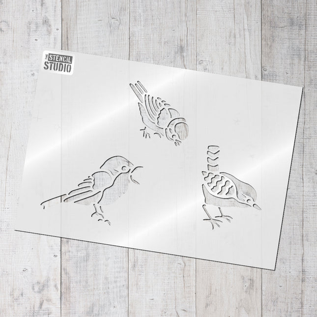 Birds / Vögel - The Stencil Studio