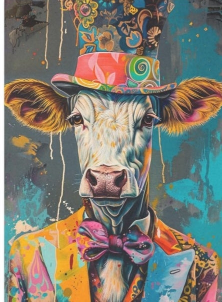 Kuhmaina8 Decoupage - Seidenpapier  Stärke 26,6 g/m²