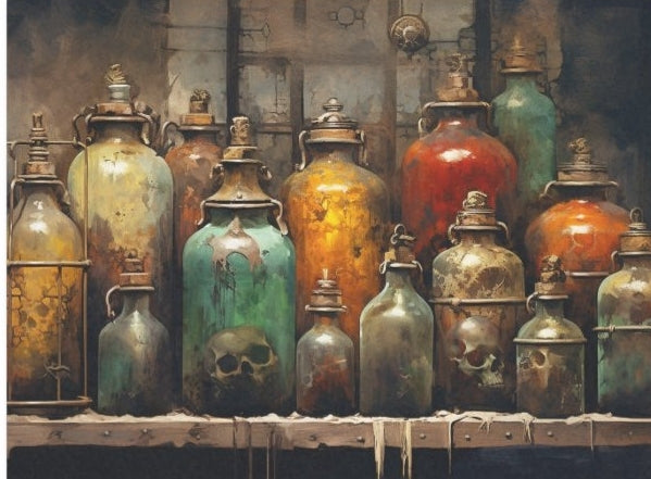 Steampunk Grungy - Seidenpapier  Stärke 26,6 g/m²