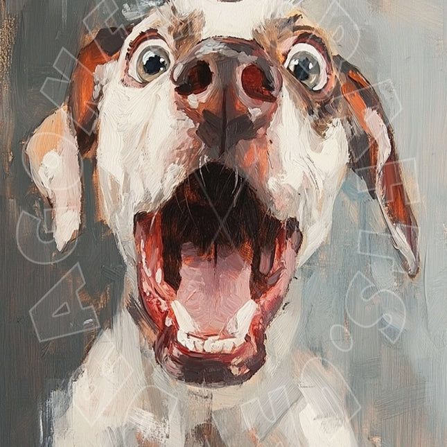 Catch Decupage Papier Hund