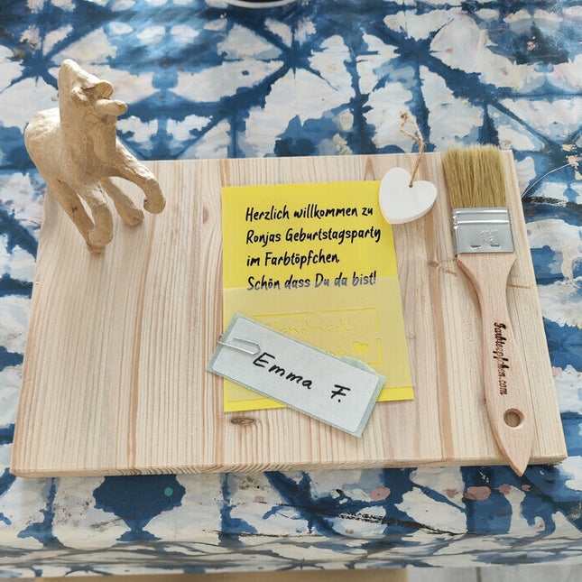 Kindergeburtstag im Farbtöpfchen