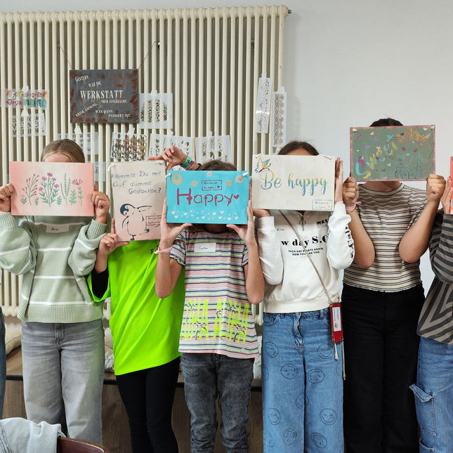 Kindergeburtstag im Farbtöpfchen