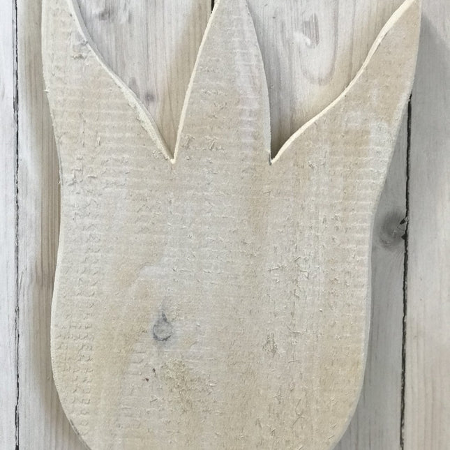 Ein Farbmuster Lasurweis Außenfarbe von Yellowchair