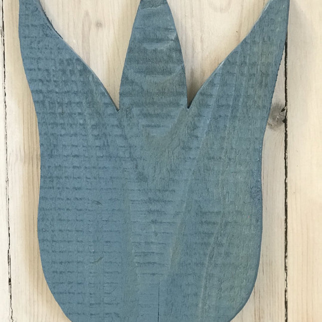 Ein Farbmuster Himmelblau Außenfarbe von Yellowchair