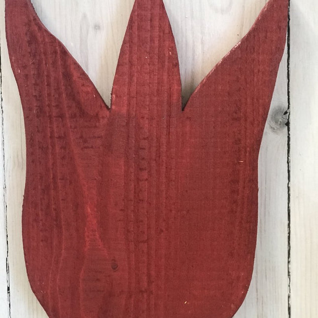 Eine Farbmuster Beerenrot Außenfarbe von Yellowchair