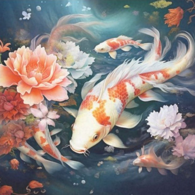 Koi Pond 1 – Seidenpapier  Stärke 18 llb