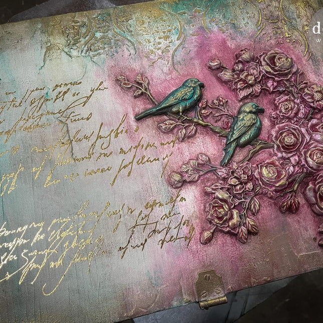 Redesign - Gold Foil A4 Kacha Shimmering Script