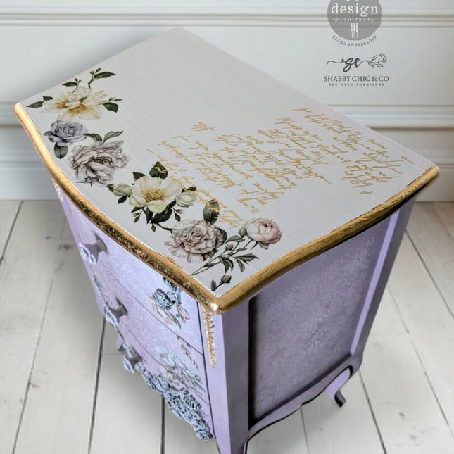 Redesign - Gold Foil A4 Kacha Shimmering Script