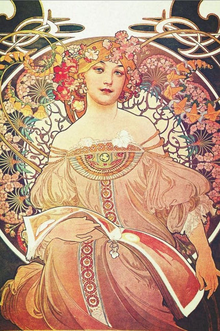 Jugendstil  - Seidenpapier Stärke 10 lb