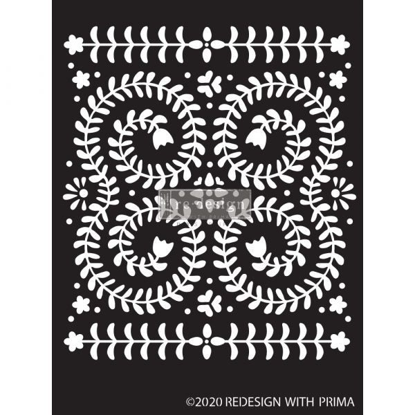 Redesign with Prima Decor Stencils® - Elegant Vine