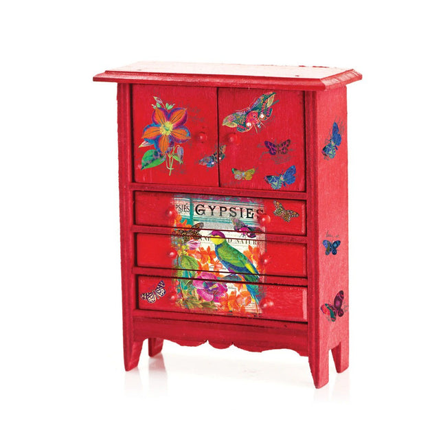 Boho Bird Butterfly - Redesign with Prima Transfer