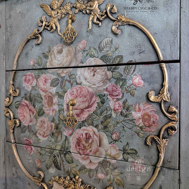 Blush Blossoms - Redesign  A4 Transfer