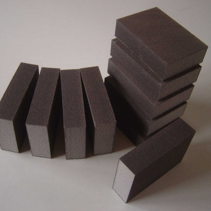 Schleifschwamm mit hartem Kern Körnung 100