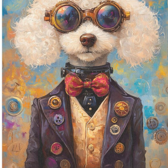 Steampunk Dog - Seidenpapier  Stärke 26,6 g/m²