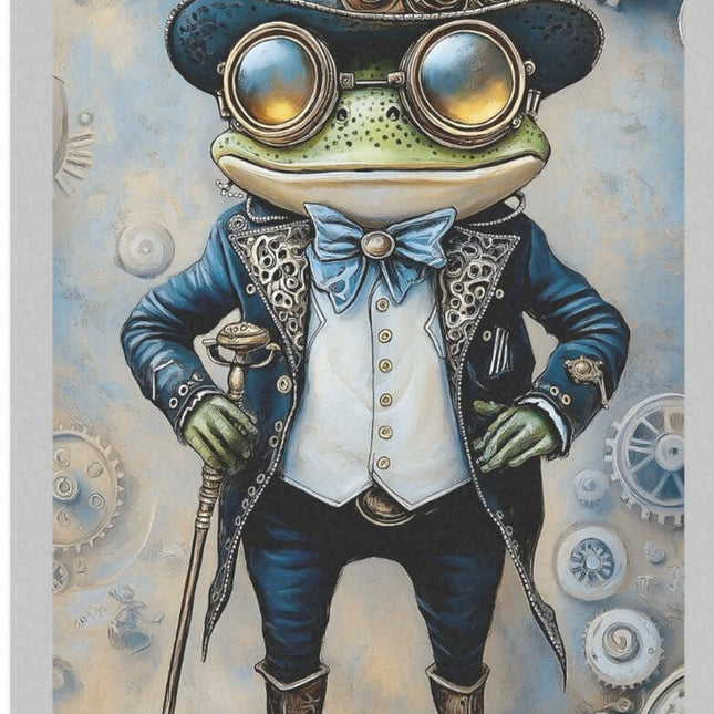 Steampunk Frosch - Seidenpapier Stärke 26,6 g/m²