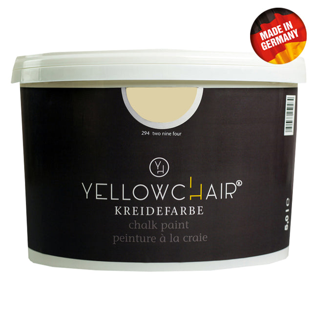 5 Liter Eimer Yellowchair Kreidefarbe Pastellgelb Nr. 294