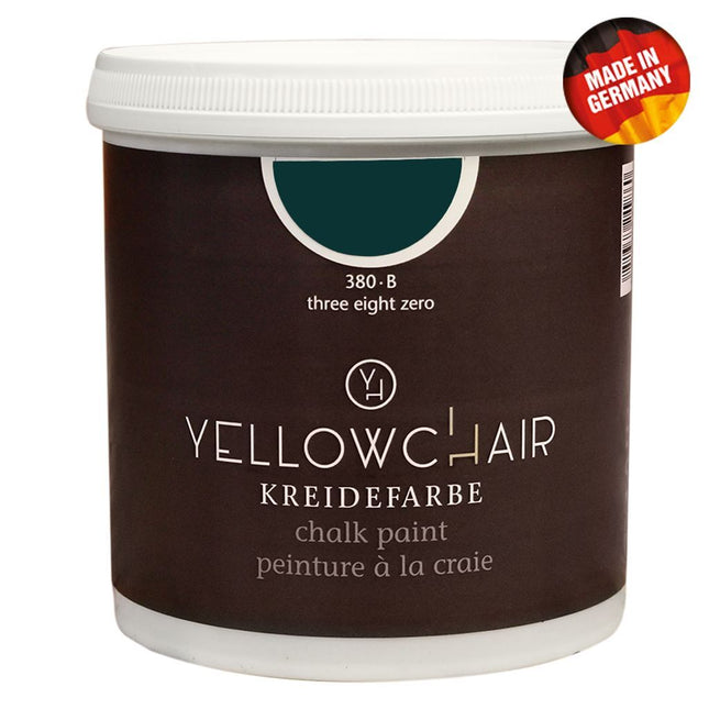 1 Liter Dose Yellowchair Kreidefarbe Petrol Nr. 380 B