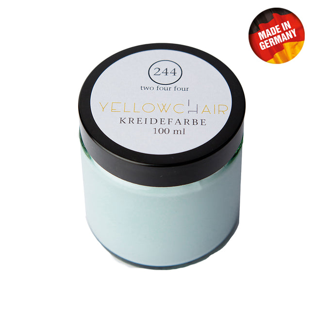 100 Milliliter Glas Yellowchair Hellblau Nr. 244