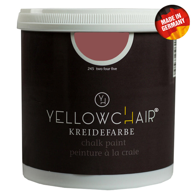 1 Liter Dose Yellowchair Kreidefarbe Schwedenrot Nr. 245