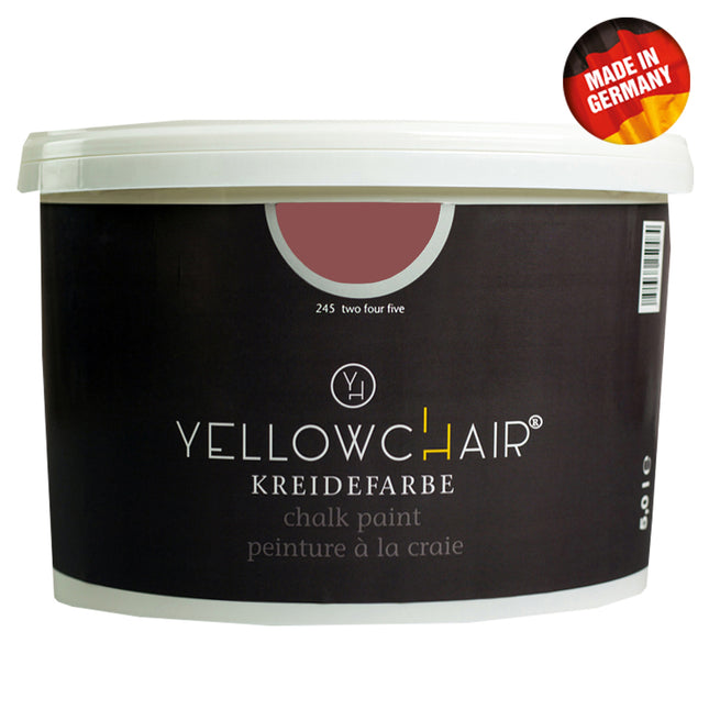 5 Liter Eimer Yellowchair Kreidefarbe Schwedenrot Nr. 245