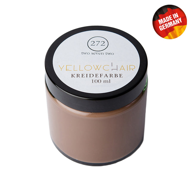 100 Milliliter Glas Yellowchair Kreidefarbe Braun Nr. 272