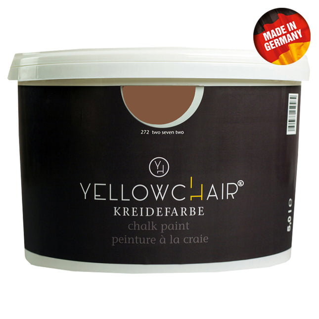 5 Liter Eimer Yellowchair Kreidefarbe Braun Nr. 272