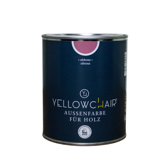 Eine Dose Altrosa Außenfarbe von Yellowchair