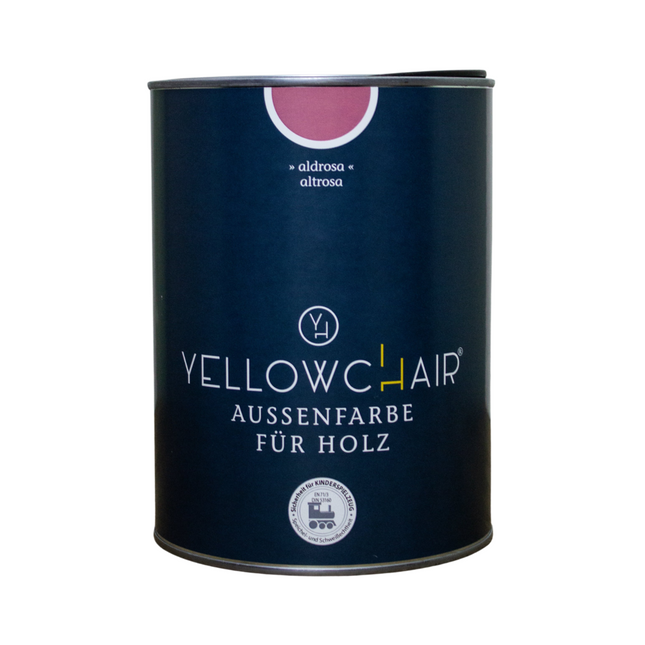 Eine Dose Altrosa Außenfarbe von Yellowchair