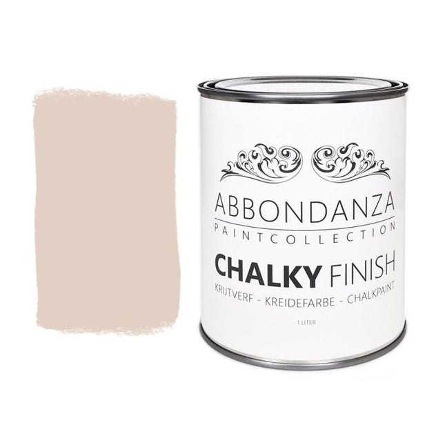 Farbmuster und Dose Abbondanza Plaster Pink 676