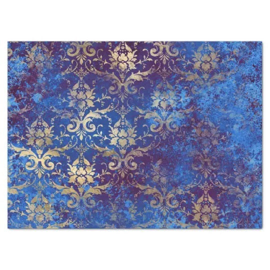 Gold Scroll Work - Seidenpapier Stärke 10 lb