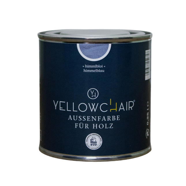 Eine Dose Himmelblau Außenfarbe von Yellowchair