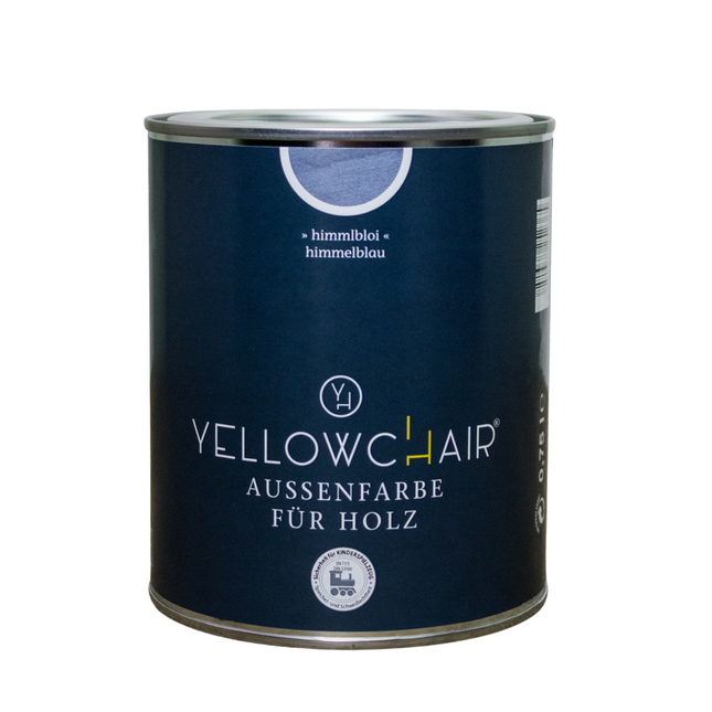 Eine Dose Himmelblau Außenfarbe von Yellowchair
