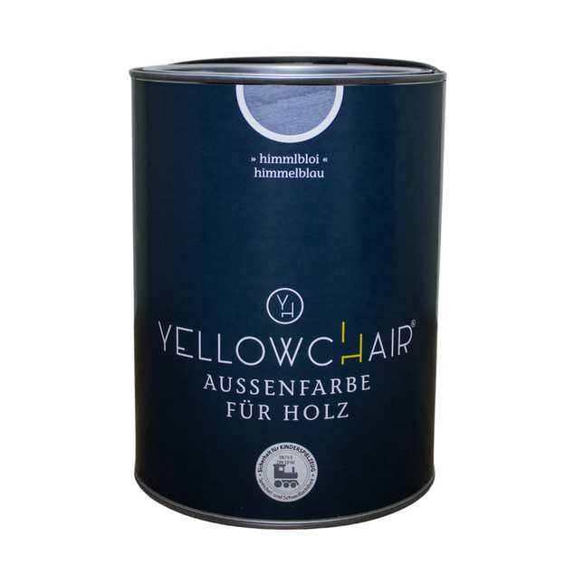 Eine Dose Himmelblau Außenfarbe von Yellowchair