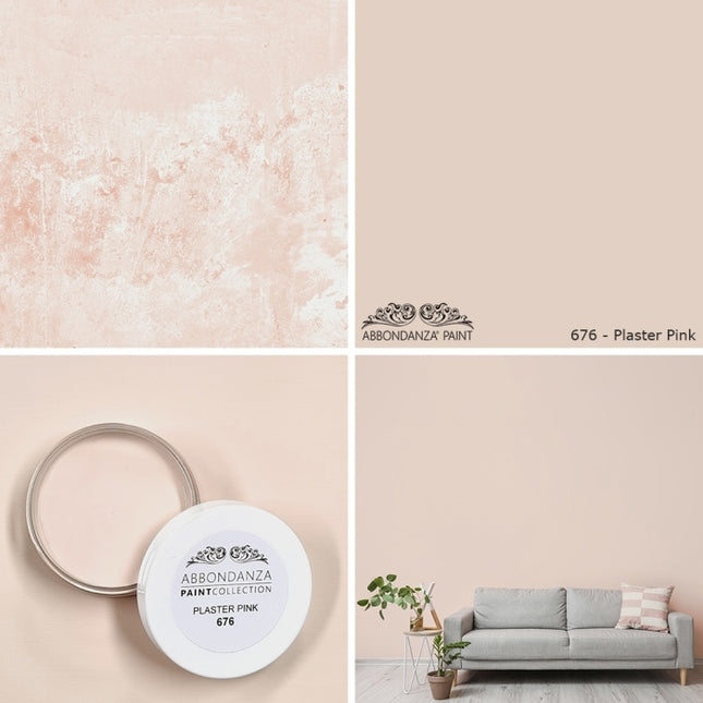 Farbmuster und Inspirationen Abbondanza Plaster Pink 676
