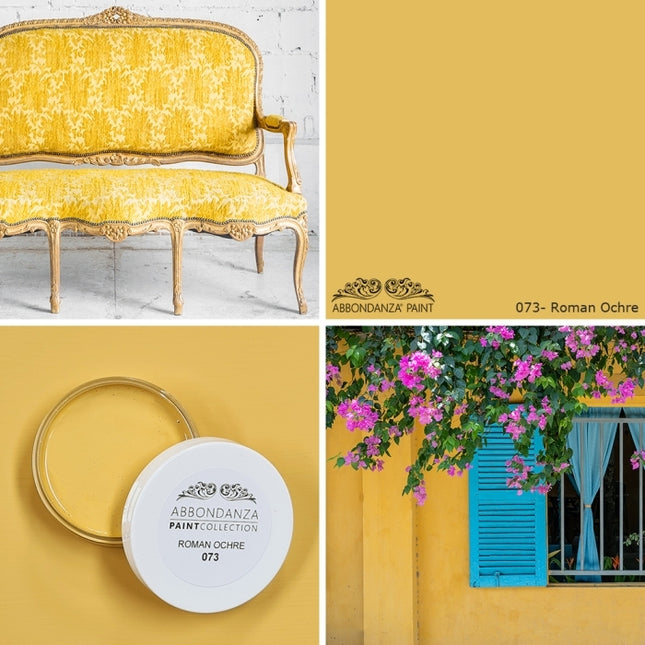 Farbmuster und Inspirationen Abbondanza Roman Ochre 073
