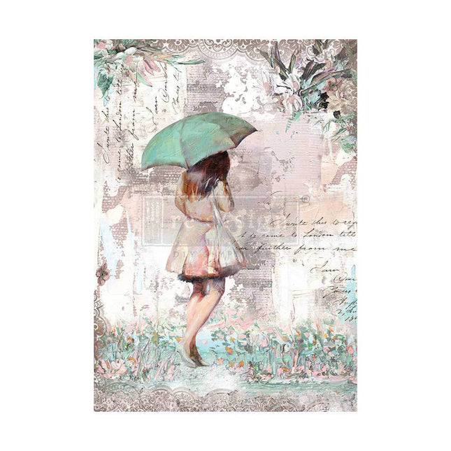 Redesign Reispapier - Rainy Afternoon - A1