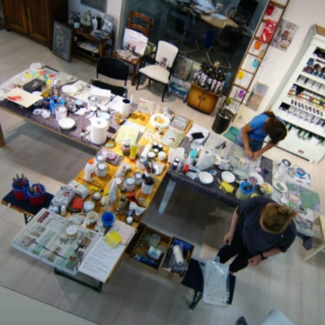 Workshop Technik im Farbtöpfchen